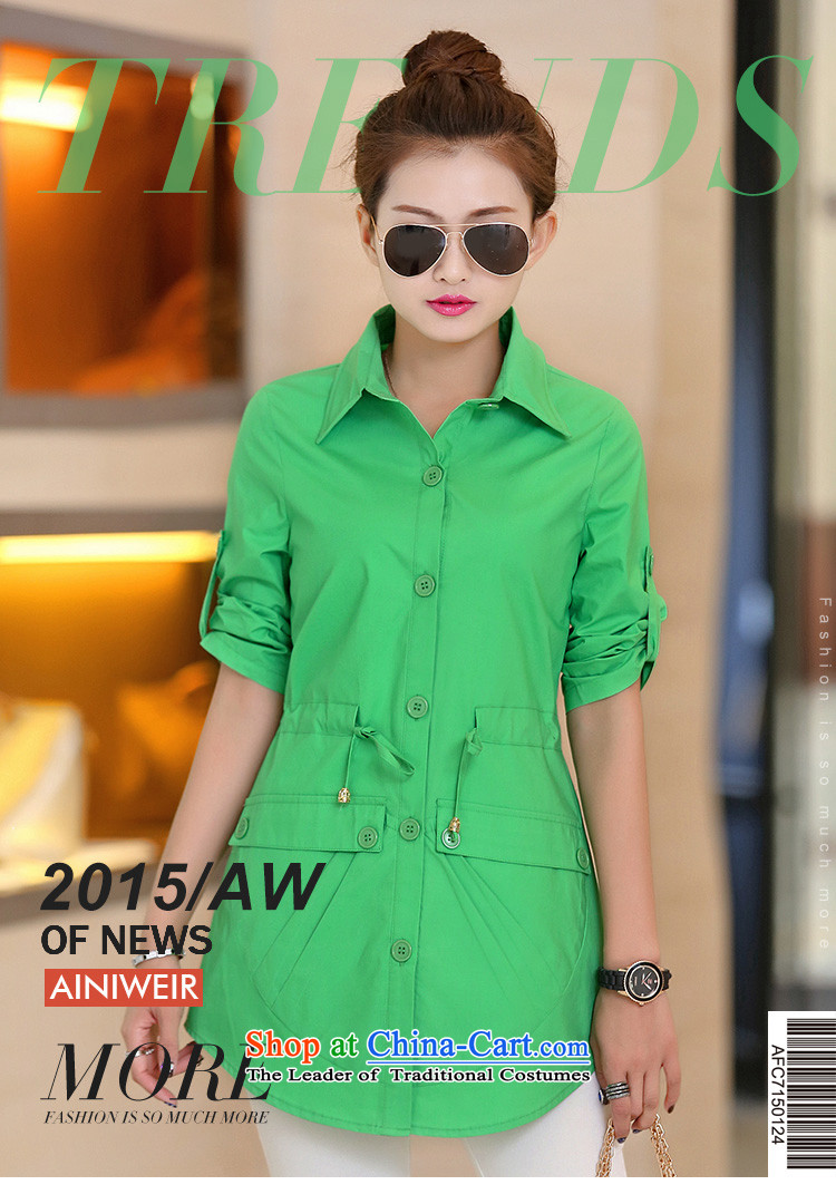 El-ju 2015 Autumn Yee Nga replacing drawcord leisure thick sister large, video thin women shirt YZ5081 GREEN XL Photo, prices, brand platters! The elections are supplied in the national character of distribution, so action, buy now enjoy more preferential! As soon as possible.