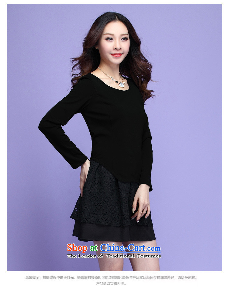 C.o.d. xl women's dresses autumn 2015 new pack of black Ladies Professional temperament short skirts stitching round-neck collar OL video thin black skirt XL about female 130-145 catty picture, prices, brand platters! The elections are supplied in the national character of distribution, so action, buy now enjoy more preferential! As soon as possible.