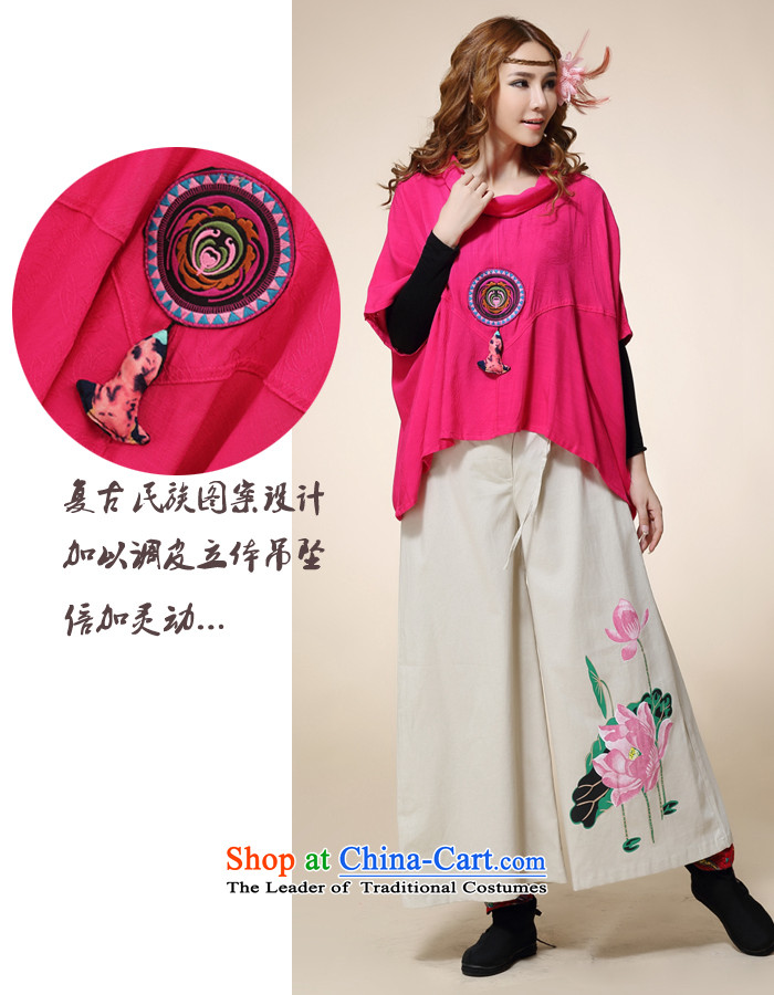 Cherry blossoms drift 2015 new large ethnic women stereo pendants bat sleeves blouse of liberal red large numbers for the code pictures, prices, brand platters! The elections are supplied in the national character of distribution, so action, buy now enjoy more preferential! As soon as possible.