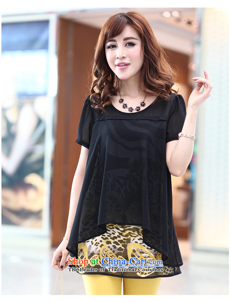 So clearly to xl female thick mm summer new product version Korea leave two kits and short-sleeved T-shirt chiffon thick sister 1306 Black Large 3XL code around 922.747 160 pictures, prices, brand platters! The elections are supplied in the national character of distribution, so action, buy now enjoy more preferential! As soon as possible.