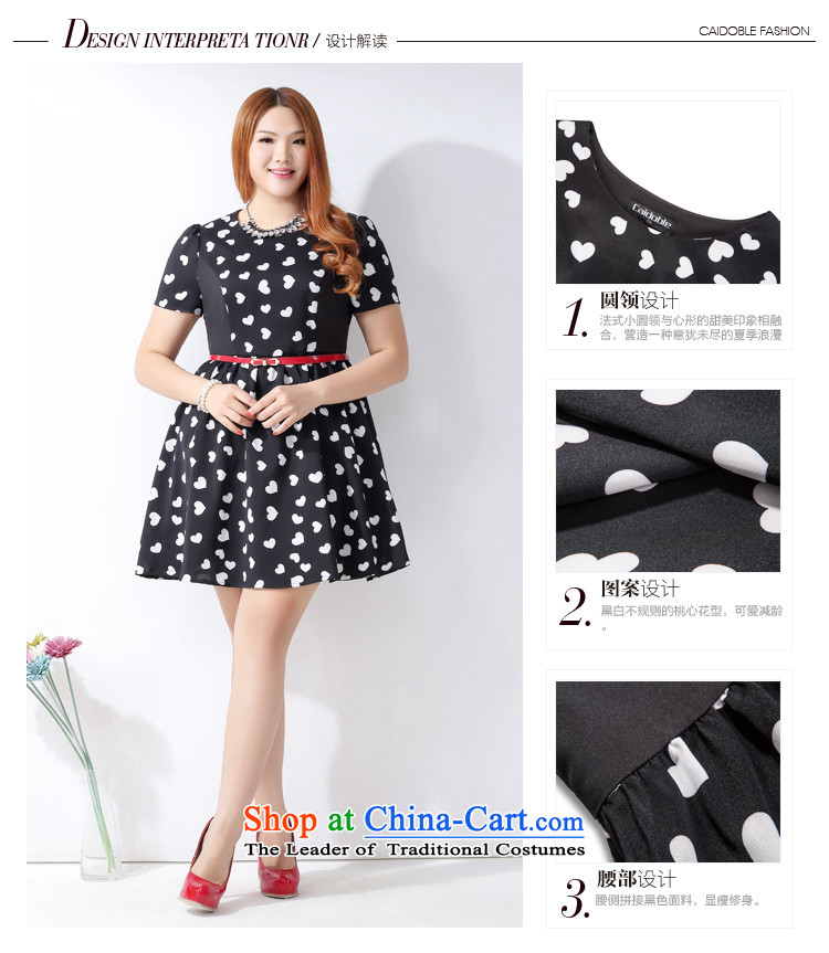 How large the Po Women 2015 Spring/Summer new Korean MM thick high back straight and tighten your abdomen small wrinkles black and white mahogany and video short-sleeved thin dresses Q1061 3XL black picture, prices, brand platters! The elections are supplied in the national character of distribution, so action, buy now enjoy more preferential! As soon as possible.