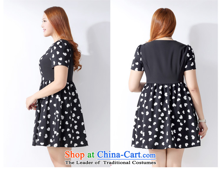 How large the Po Women 2015 Spring/Summer new Korean MM thick high back straight and tighten your abdomen small wrinkles black and white mahogany and video short-sleeved thin dresses Q1061 3XL black picture, prices, brand platters! The elections are supplied in the national character of distribution, so action, buy now enjoy more preferential! As soon as possible.