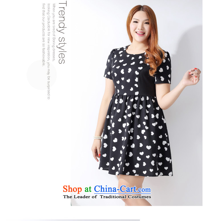 How large the Po Women 2015 Spring/Summer new Korean MM thick high back straight and tighten your abdomen small wrinkles black and white mahogany and video short-sleeved thin dresses Q1061 3XL black picture, prices, brand platters! The elections are supplied in the national character of distribution, so action, buy now enjoy more preferential! As soon as possible.