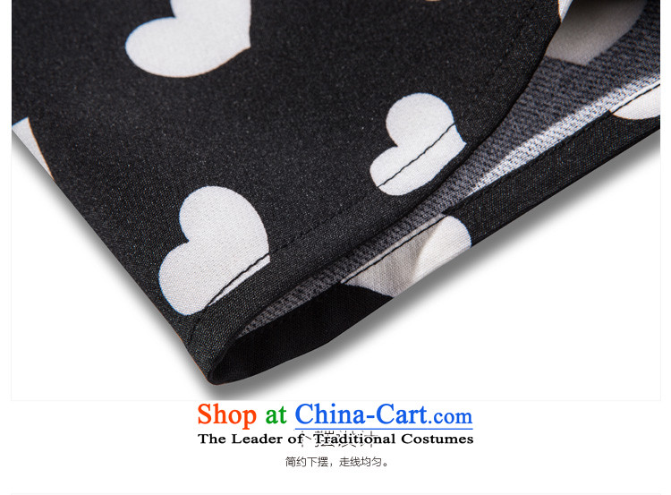How large the Po Women 2015 Spring/Summer new Korean MM thick high back straight and tighten your abdomen small wrinkles black and white mahogany and video short-sleeved thin dresses Q1061 3XL black picture, prices, brand platters! The elections are supplied in the national character of distribution, so action, buy now enjoy more preferential! As soon as possible.