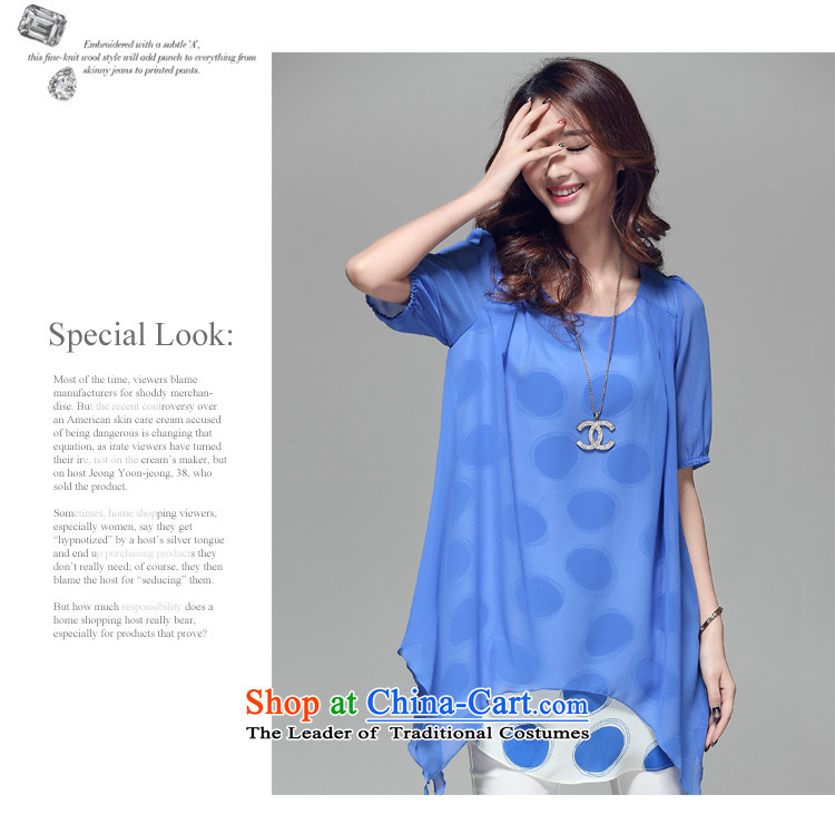 Szili Korean version xl women 2015 new fat mm summer stylish relaxd in two false long chiffon shirt is a personalized knocked color schemes for the t-shirt female black XXXXL picture, prices, brand platters! The elections are supplied in the national character of distribution, so action, buy now enjoy more preferential! As soon as possible.
