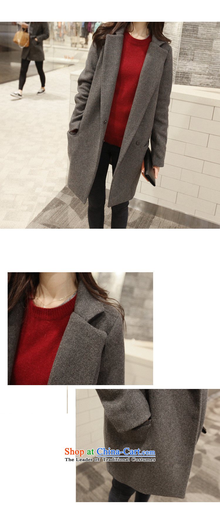 Zz&ff xl women 200 catties a wool coat thick mm autumn and winter graphics thin thick sister long hair? Jacket Color Navy XXXL picture, prices, brand platters! The elections are supplied in the national character of distribution, so action, buy now enjoy more preferential! As soon as possible.