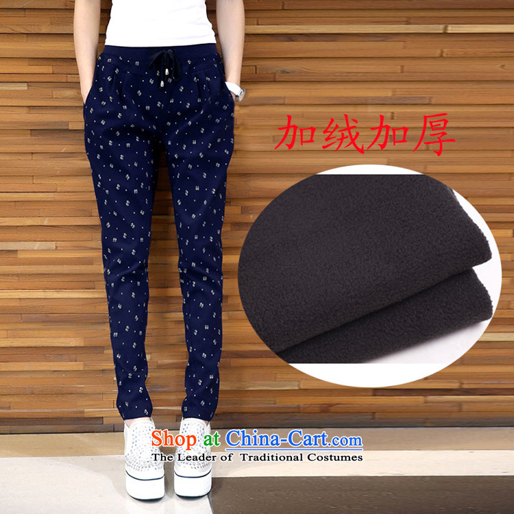 Five Rams City larger female pants fall/winter collections to increase the burden of the Korean version of code 200 pants thick girls' Graphics thin, lint-free warm in the waist casual pants 017 Navy - plus recommendations 180-200 catty 5XL lint-free pictures, prices, brand platters! The elections are supplied in the national character of distribution, so action, buy now enjoy more preferential! As soon as possible.