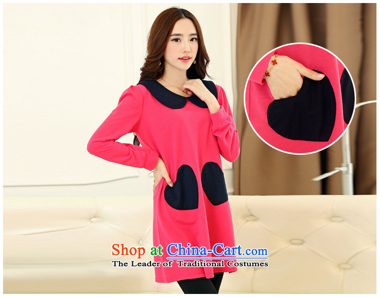 Install the latest Autumn 2015 Zz&ff, Korean style skirts to pregnant women xl women thick mm200 catty long-sleeved dresses peach XXXL picture, prices, brand platters! The elections are supplied in the national character of distribution, so action, buy now enjoy more preferential! As soon as possible.