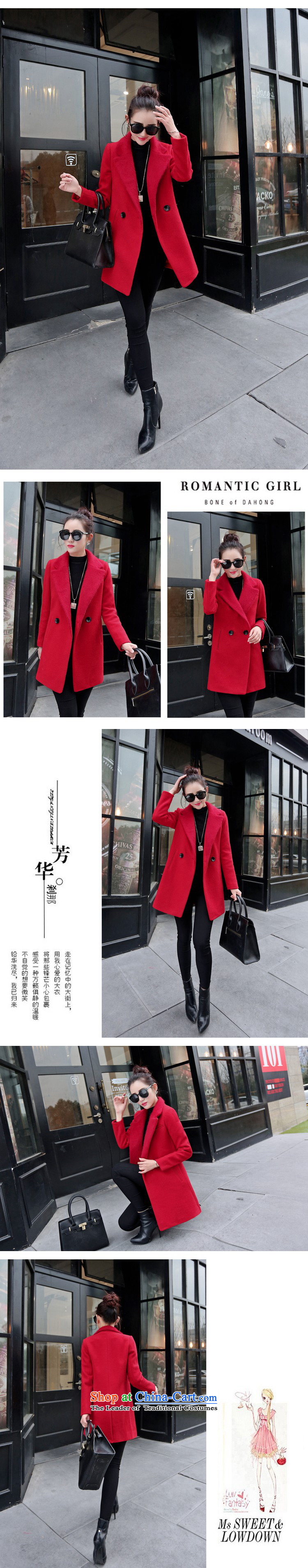 Be 2015 autumn and winter rose in new long hair? jacket coat women throughout the wool cashmere cloak? female red L58 RED M picture, prices, brand platters! The elections are supplied in the national character of distribution, so action, buy now enjoy more preferential! As soon as possible.