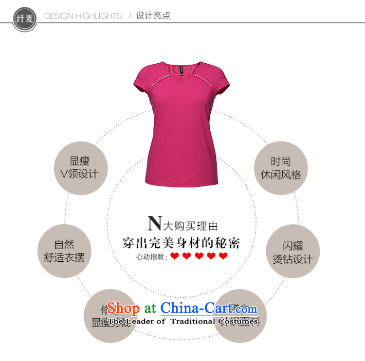 The former Yugoslavia Migdal Code women 2015 Summer new thick mm Leisure Short Sleeve V-neck shirt T-shirts, forming the women in Red 2XL Photo 952362341, prices, brand platters! The elections are supplied in the national character of distribution, so action, buy now enjoy more preferential! As soon as possible.