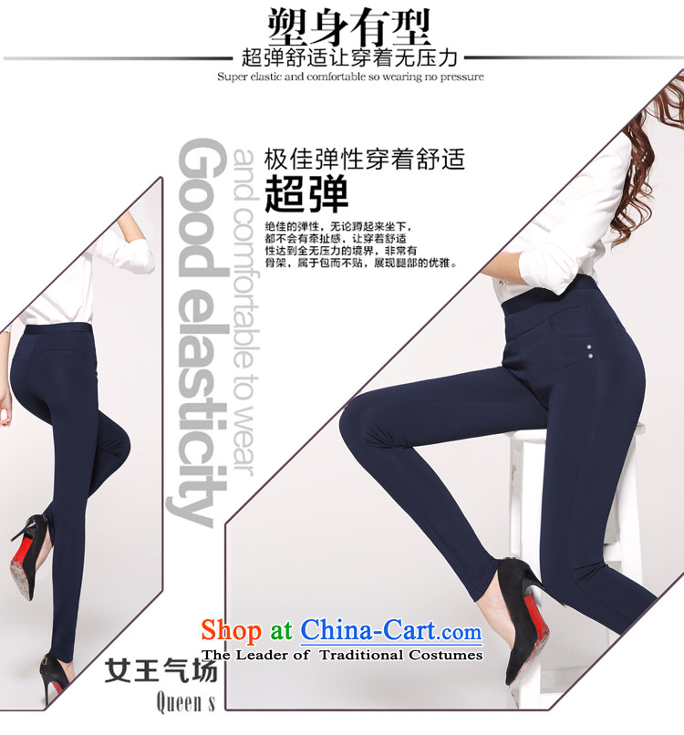 In accordance with the perfect 2015 Spring sister thick outer side forming the new Korean high elasticity trousers large waist video thin leisure castor trousers Y2097 White XL Photo, prices, brand platters! The elections are supplied in the national character of distribution, so action, buy now enjoy more preferential! As soon as possible.