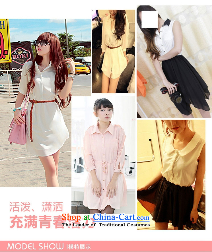 Large YILISA female new summer 2015 MM thick tether in cuff video thin Sau San sunscreen chiffon shirt dresses H5113 female m White XL Photo, prices, brand platters! The elections are supplied in the national character of distribution, so action, buy now enjoy more preferential! As soon as possible.