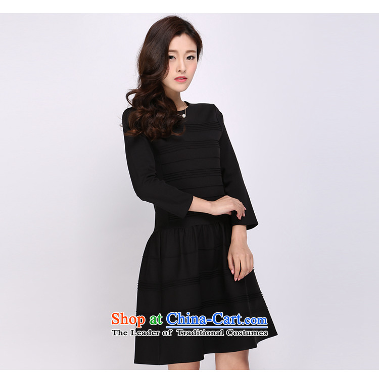 Shani flower, thick sister spring thick girls' graphics) to increase thin codes fall inside the skirt 1,126 long-sleeved black 5XL- lady dress with pictures, prices, brand platters! The elections are supplied in the national character of distribution, so action, buy now enjoy more preferential! As soon as possible.