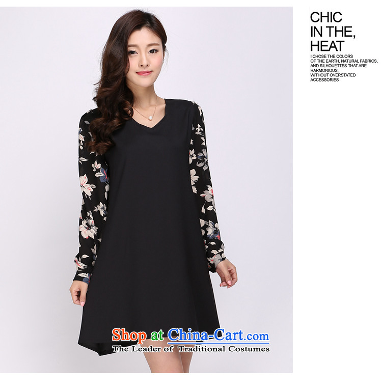 The latte macchiato, Shani to increase women's code 200 catties thick sister spring 2015 Graphics thin ice woven dresses 1133 Black 3XL picture, prices, brand platters! The elections are supplied in the national character of distribution, so action, buy now enjoy more preferential! As soon as possible.