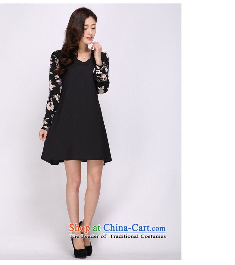 The latte macchiato, Shani to increase women's code 200 catties thick sister spring 2015 Graphics thin ice woven dresses 1133 Black 3XL picture, prices, brand platters! The elections are supplied in the national character of distribution, so action, buy now enjoy more preferential! As soon as possible.