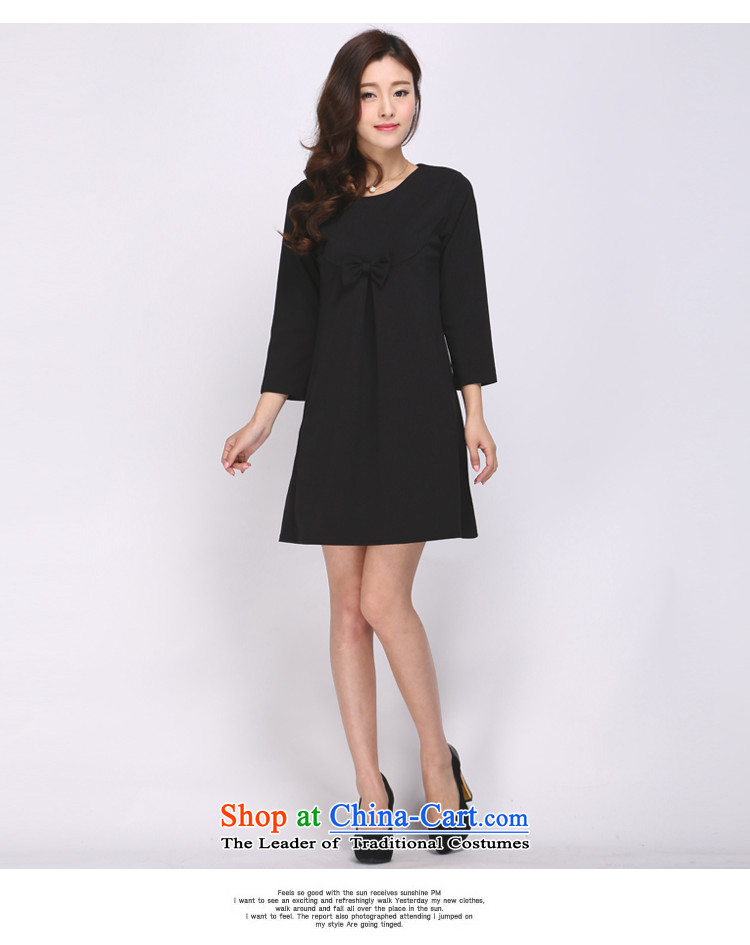 The latte macchiato, Shani to increase women's code thick sister spring new products lace stitching thick, Hin thin, dresses 1134 Black 6XL picture, prices, brand platters! The elections are supplied in the national character of distribution, so action, buy now enjoy more preferential! As soon as possible.