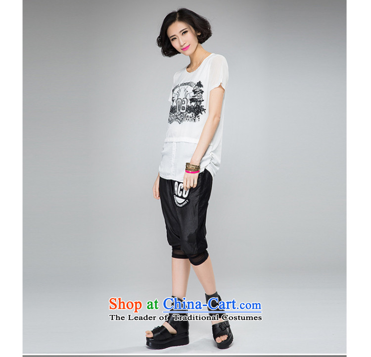 The Eternal Yuexiu code t-shirts thick mm2015 spring and summer new expertise, Hin thin stylish ironing drill letters to stamp xl loose white shirt 4XL Photo, prices, brand platters! The elections are supplied in the national character of distribution, so action, buy now enjoy more preferential! As soon as possible.