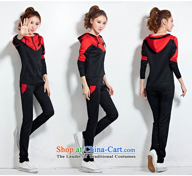 Maximum number of ladies wild Sleek and versatile large spring loaded new sports wear leisure wears the sportswear sweater large kit 8070# female black M picture, prices, brand platters! The elections are supplied in the national character of distribution, so action, buy now enjoy more preferential! As soon as possible.
