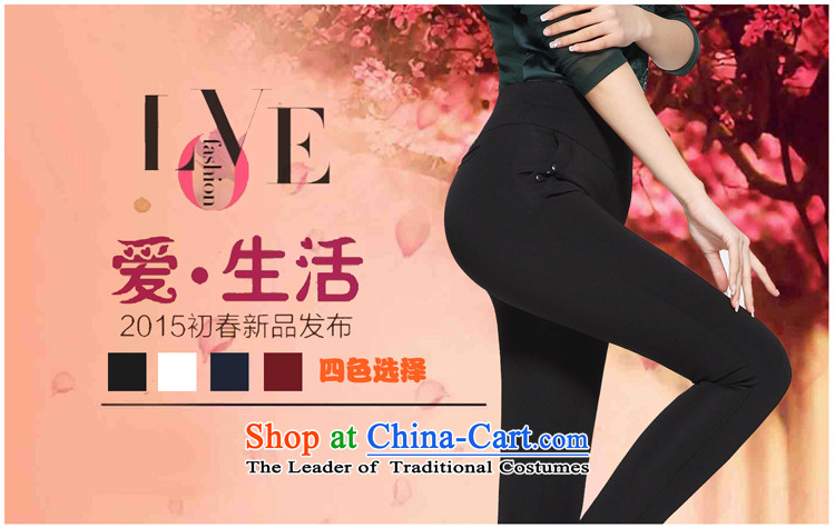 Flower to Isabelle 2015 new high elastic waist video knitting skinny legs pencil trousers female thick sister larger trousers casual pants D1605 BLUE S picture, prices, brand platters! The elections are supplied in the national character of distribution, so action, buy now enjoy more preferential! As soon as possible.