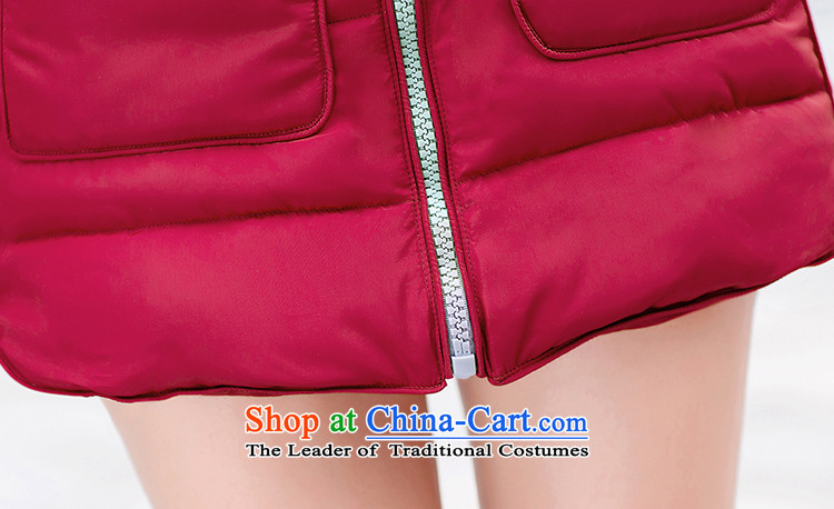 Purple Sarah Opertti 2015 autumn and winter new Korean female jackets. Long Large Female Cap thick cotton coat women Sau San 8752 wine red. In TASHKENT (Picture, prices, brand platters! The elections are supplied in the national character of distribution, so action, buy now enjoy more preferential! As soon as possible.