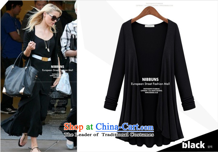 O Ya-ting 2015 new to xl Women Korean thick mm in length, Knitted Shirt Cardigan jacket female 12-31 black 5XL 175-200 recommends that you catty picture, prices, brand platters! The elections are supplied in the national character of distribution, so action, buy now enjoy more preferential! As soon as possible.