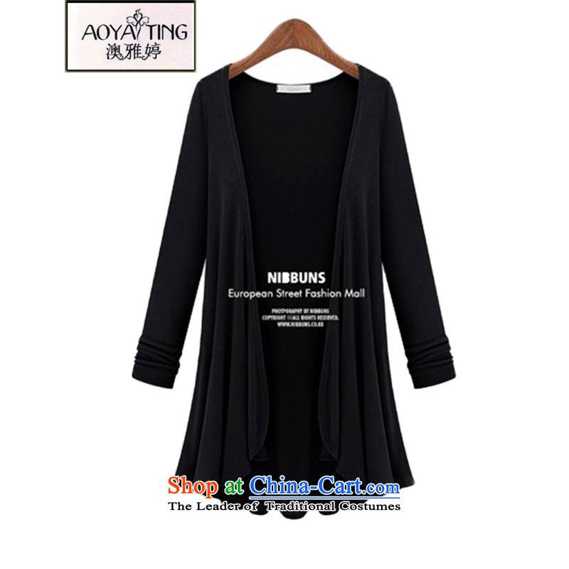 O Ya-ting 2015 new to xl Women Korean thick mm in length, Knitted Shirt Cardigan jacket female black 5XL 12-31 , 175-200 recommends that you Ya-ting (aoyating o) , , , shopping on the Internet