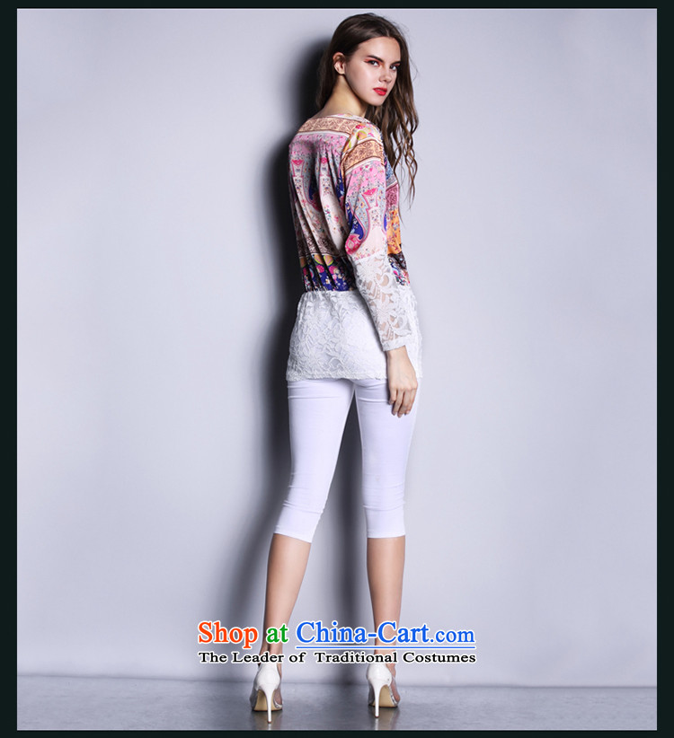 So clearly to xl female thick MM spring and autumn 2015 Western new boxed stylish stamp T-shirt chiffon shirt picture color large code XXL around 922.747 140 pictures, prices, brand platters! The elections are supplied in the national character of distribution, so action, buy now enjoy more preferential! As soon as possible.