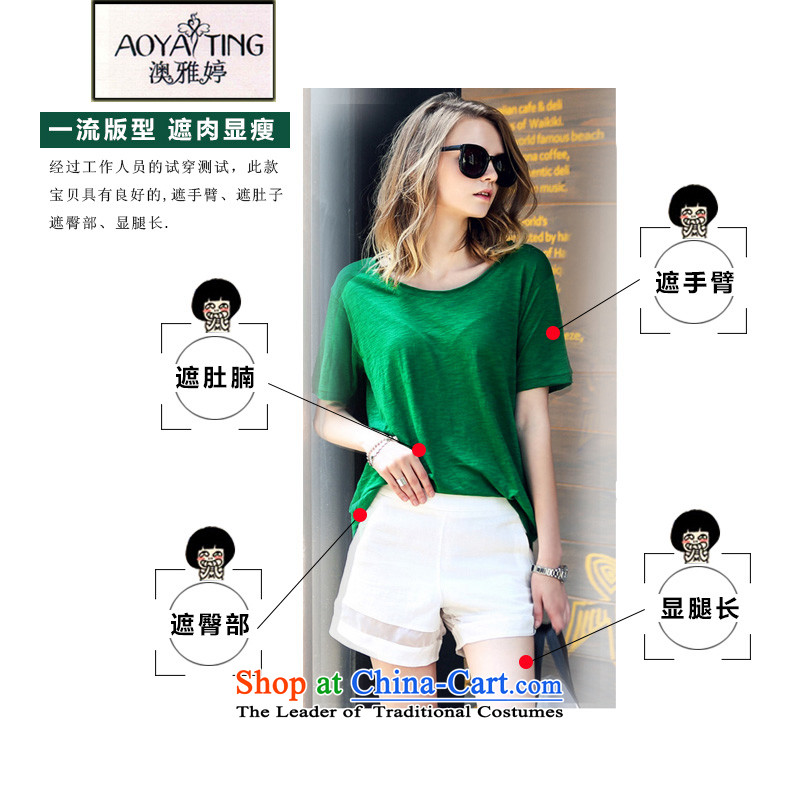 O Ya-ting 2015 large female thick mm Summer Package new short-sleeved T-shirt to increase female 56.16 picture color shorts 3XL 145-165 recommends that you, O Jacob aoyating Ting () , , , shopping on the Internet