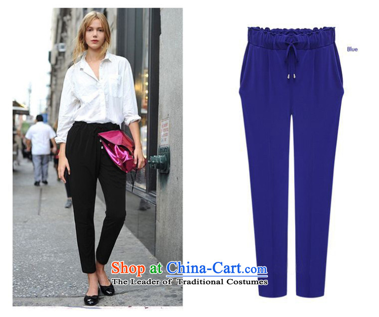O Ya-ting spring and autumn 2015 new to increase women's code thick mm leisure ladies pants elastic Harun trousers 553 Black 4XL recommends that you 160-180 catty picture, prices, brand platters! The elections are supplied in the national character of distribution, so action, buy now enjoy more preferential! As soon as possible.