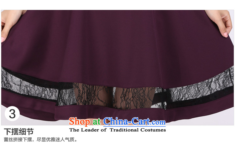 Luo Shani flower code vests dresses thick sister 2015 Summer video in thin lace long skirt 1137 purple 2XL top 10 Return to the $20 toll picture, prices, brand platters! The elections are supplied in the national character of distribution, so action, buy now enjoy more preferential! As soon as possible.