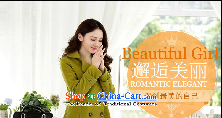 Maximum number of ladies meiby to intensify the autumn and winter new Korean citizenry elegant thick a wool coat jacket in gross? Long Large cloak and color 2XL PHOTO 926, prices, brand platters! The elections are supplied in the national character of distribution, so action, buy now enjoy more preferential! As soon as possible.