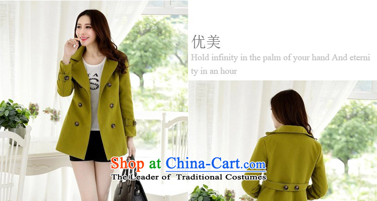 Maximum number of ladies meiby to intensify the autumn and winter new Korean citizenry elegant thick a wool coat jacket in gross? Long Large cloak and color 2XL PHOTO 926, prices, brand platters! The elections are supplied in the national character of distribution, so action, buy now enjoy more preferential! As soon as possible.