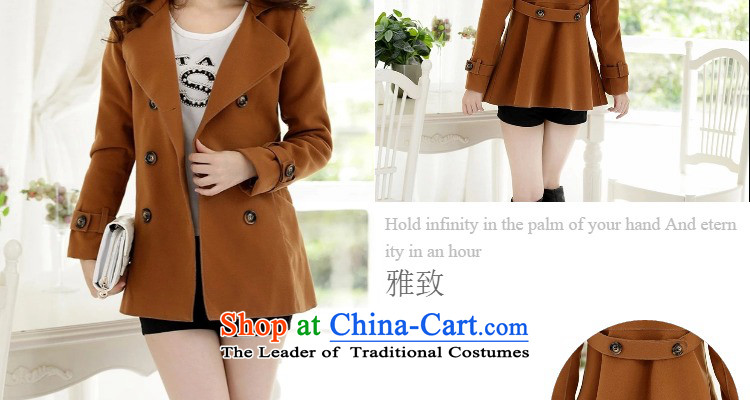 Maximum number of ladies meiby to intensify the autumn and winter new Korean citizenry elegant thick a wool coat jacket in gross? Long Large cloak and color 2XL PHOTO 926, prices, brand platters! The elections are supplied in the national character of distribution, so action, buy now enjoy more preferential! As soon as possible.