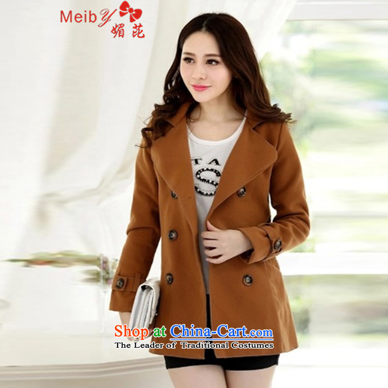 Maximum number of ladies meiby to intensify the autumn and winter new Korean citizenry elegant thick a wool coat jacket in gross? Long Large cloak and color 2XL, 926 of (meiby) , , , shopping on the Internet