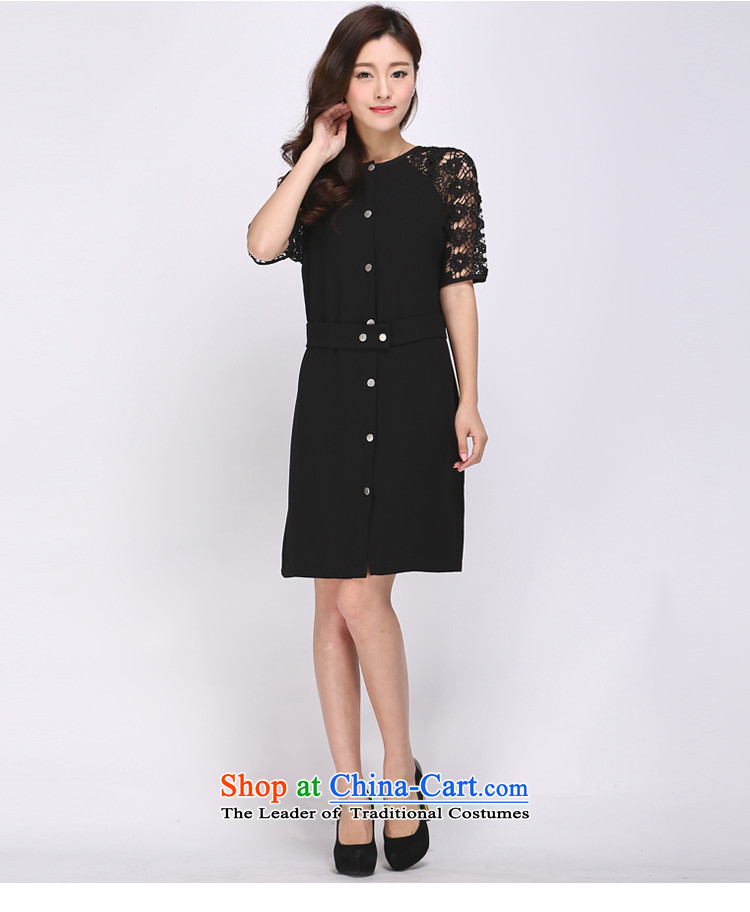 Shani Flower Lo MM2015 thick summer new larger female graphics thin lace spell followed skirts and skirt cardigan 1138 Black 6XL picture, prices, brand platters! The elections are supplied in the national character of distribution, so action, buy now enjoy more preferential! As soon as possible.
