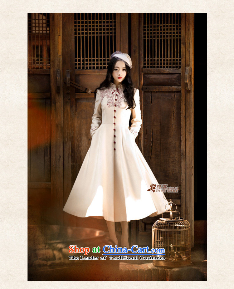 Gigi Lai Siu aloeswood glass 2014 autumn and winter new retro small collar lace jacket in gross? long coats m apricot XL( pre-sale 35 days) Picture, prices, brand platters! The elections are supplied in the national character of distribution, so action, buy now enjoy more preferential! As soon as possible.