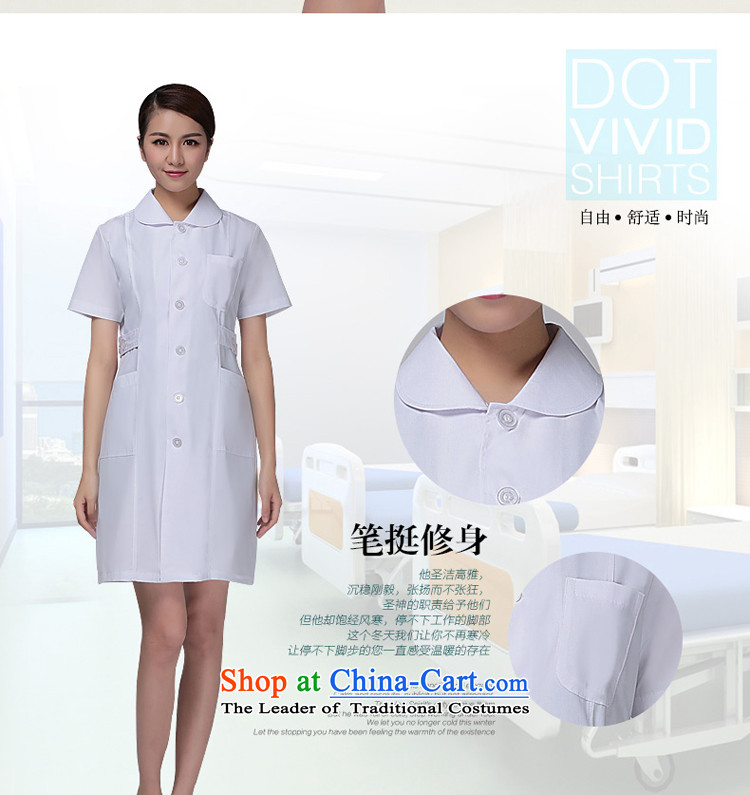 Ducept Nga summer short-sleeve female doctors serving nurse uniform internship white gowns lab coat uniform white - Women pharmacies XXXL picture, prices, brand platters! The elections are supplied in the national character of distribution, so action, buy now enjoy more preferential! As soon as possible.
