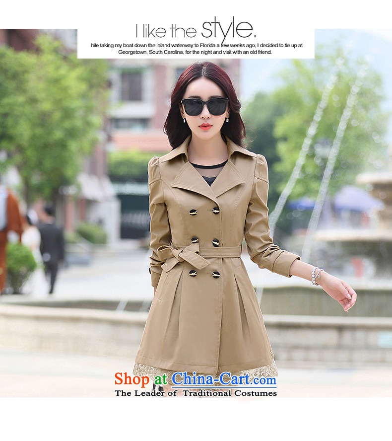 Tang Xin larger women fall new leisure lace outer coat 200 catties in long thick MM loose video thin female army green jacket /5011 4XL around 922.747 paragraphs 165-175 under the picture, prices, brand platters! The elections are supplied in the national character of distribution, so action, buy now enjoy more preferential! As soon as possible.