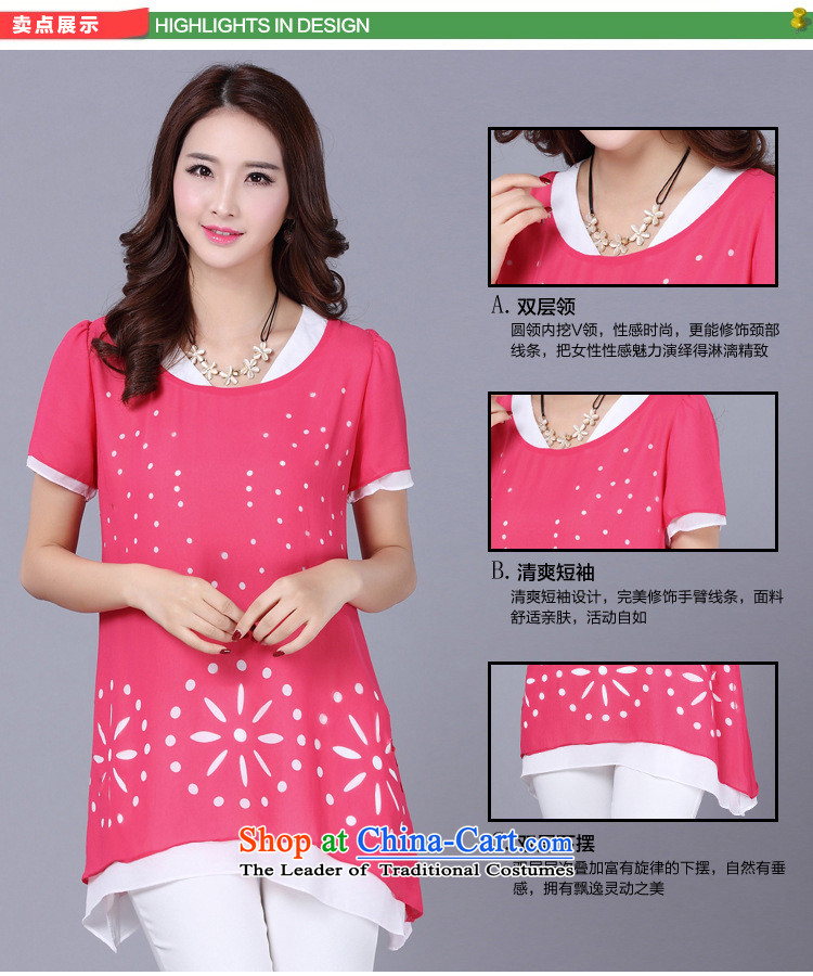Van Gogh's large Greek Women 2015 Summer new Korean Ladies casual double-collar short-sleeve shirt thick sister chiffon women forming the Netherlands lace 3.8 and Red XL Photo, prices, brand platters! The elections are supplied in the national character of distribution, so action, buy now enjoy more preferential! As soon as possible.
