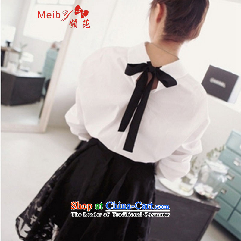 Of the new large meiby female sleek and new small Heung-lace bon bon skirt black and white kit kit two dresses 6506 picture color L, of (meiby) , , , shopping on the Internet