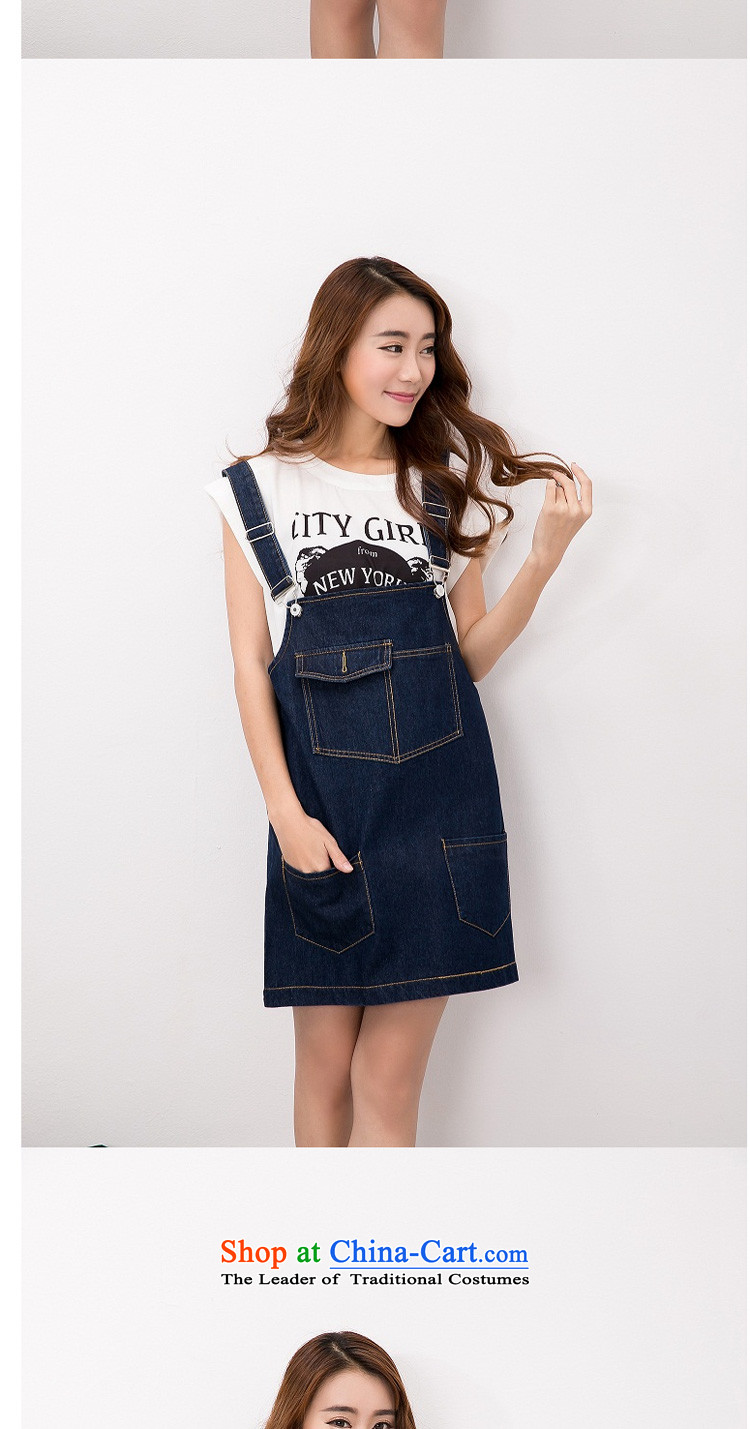 In accordance with the perfect summer 2015 new thick mm retro graphics large thin women loose cowboy strap skirt strap dresses Y2139 dark blue XL Photo, prices, brand platters! The elections are supplied in the national character of distribution, so action, buy now enjoy more preferential! As soon as possible.