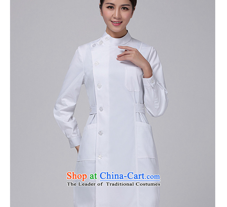 Ducept Ya Long-sleeved nurse uniform winter clothing collar thick, Sau San female round-neck collar white gowns interns serving white - the import of medical women S picture, prices, brand platters! The elections are supplied in the national character of distribution, so action, buy now enjoy more preferential! As soon as possible.