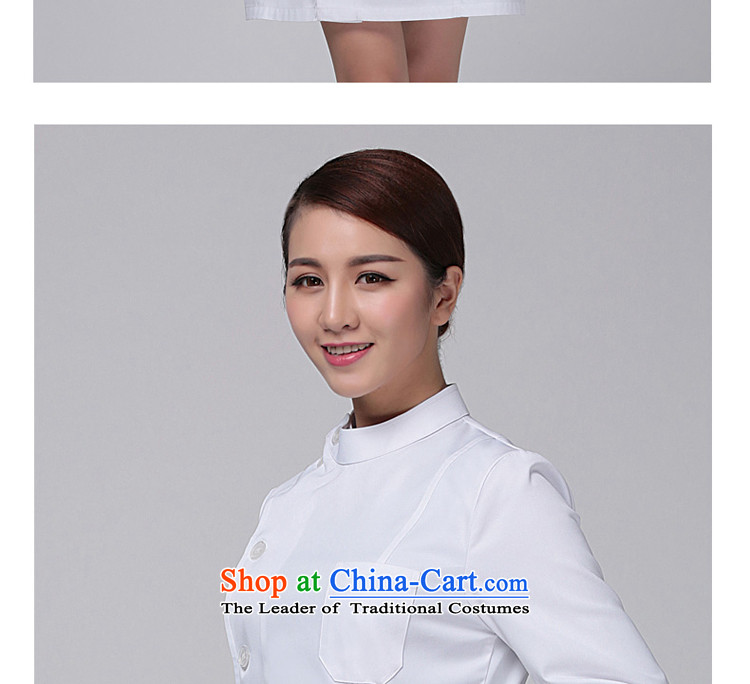 Ducept Ya Long-sleeved nurse uniform winter clothing collar thick, Sau San female round-neck collar white gowns interns serving white - the import of medical women S picture, prices, brand platters! The elections are supplied in the national character of distribution, so action, buy now enjoy more preferential! As soon as possible.