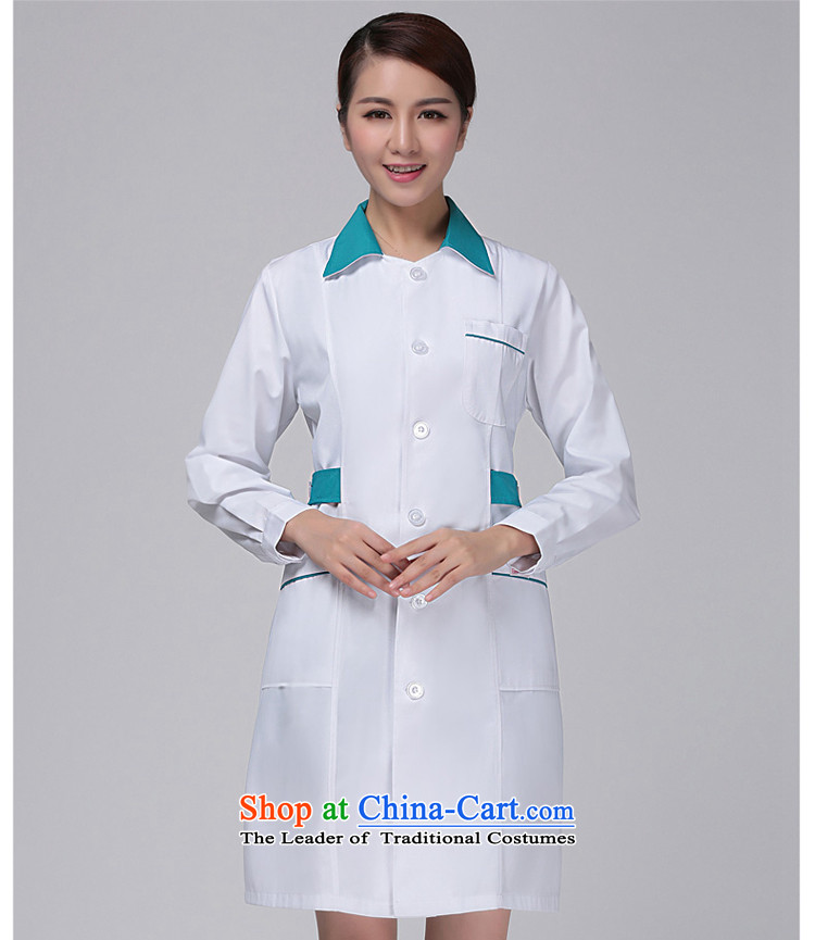 Ducept Nga winter clothing long-sleeved pharmacies Doctors serving women environmental antimicrobial white gowns medical import nurse uniform email white green package for long-Sleeve - Female Tsim M picture, prices, brand platters! The elections are supplied in the national character of distribution, so action, buy now enjoy more preferential! As soon as possible.