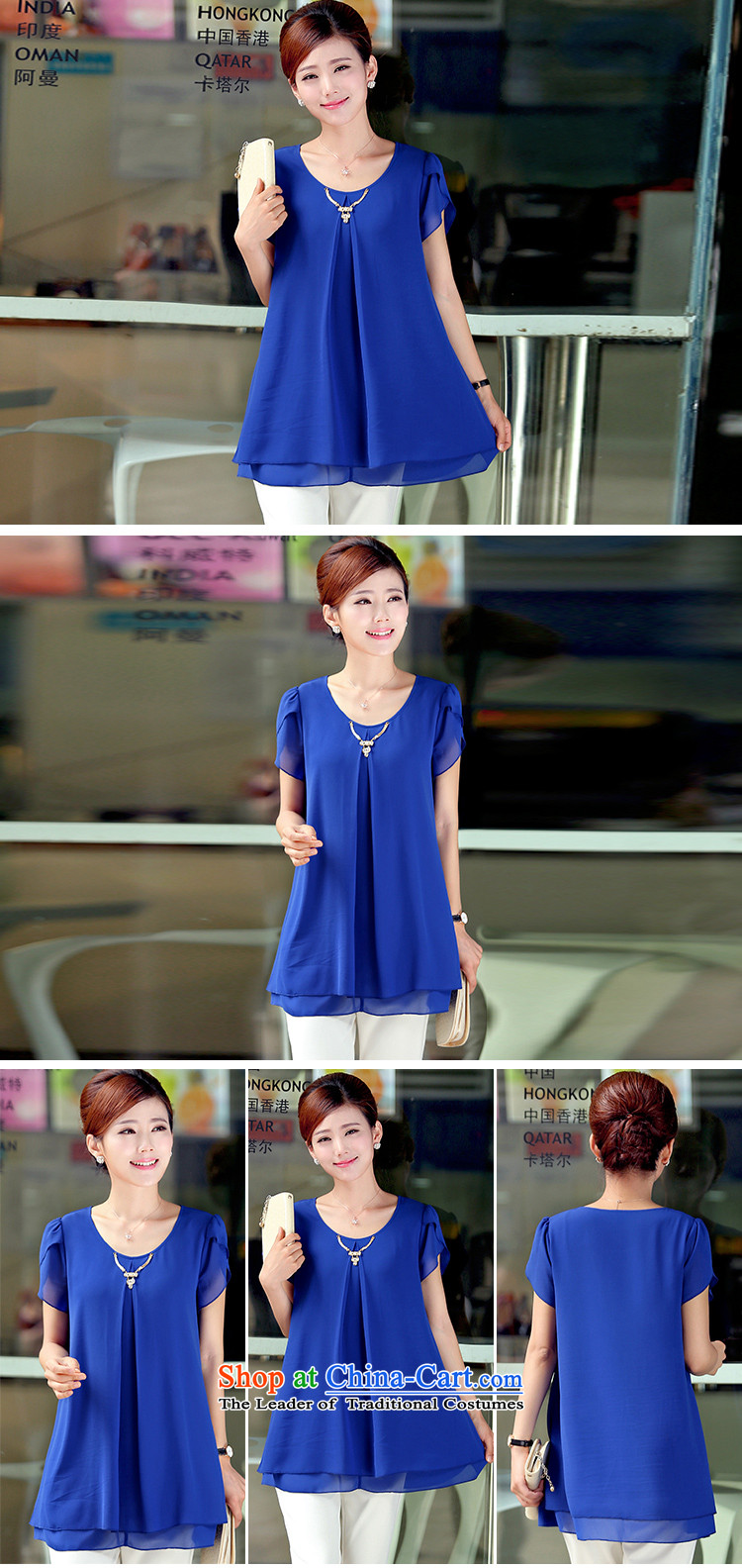 The Korean version of sin also women 2015 round-neck collar short-sleeved T-shirt large relaxd thick MM female jacket Blue M picture, prices, brand platters! The elections are supplied in the national character of distribution, so action, buy now enjoy more preferential! As soon as possible.