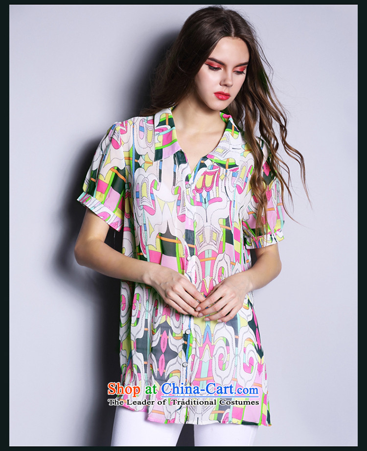 The Director of the Europe and the sister to thick xl female thick mm Summer 2015 Korean short-sleeved shirt that chiffon long thin 1680 picture color Large 5XL code around 922.747 200 pictures, prices, brand platters! The elections are supplied in the national character of distribution, so action, buy now enjoy more preferential! As soon as possible.