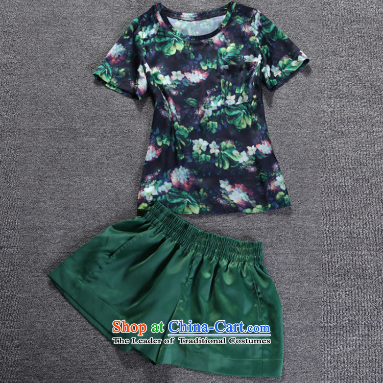 O Ya-ting 2015 new to increase women's code thick mm summer short-sleeved T-shirt + leisure wears pants 8955 green two kits 125-145 2XL recommends that you catty picture, prices, brand platters! The elections are supplied in the national character of distribution, so action, buy now enjoy more preferential! As soon as possible.