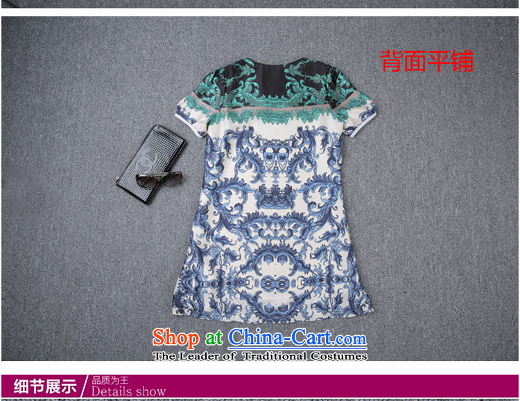 Replace zhuangting Ting 2015 Summer new high-end western thick mm larger female plus snow woven short-sleeved dresses 1843 khaki 3XL picture, prices, brand platters! The elections are supplied in the national character of distribution, so action, buy now enjoy more preferential! As soon as possible.
