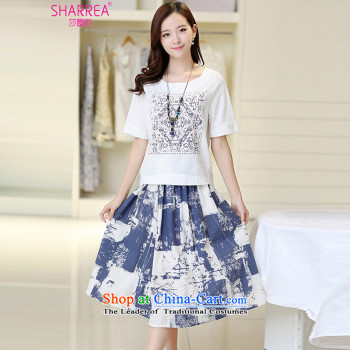 Sarah ya 2015 Summer new larger female wash denim engraving bubble cuff dresses 0961 light blue 3XL picture, prices, brand platters! The elections are supplied in the national character of distribution, so action, buy now enjoy more preferential! As soon as possible.