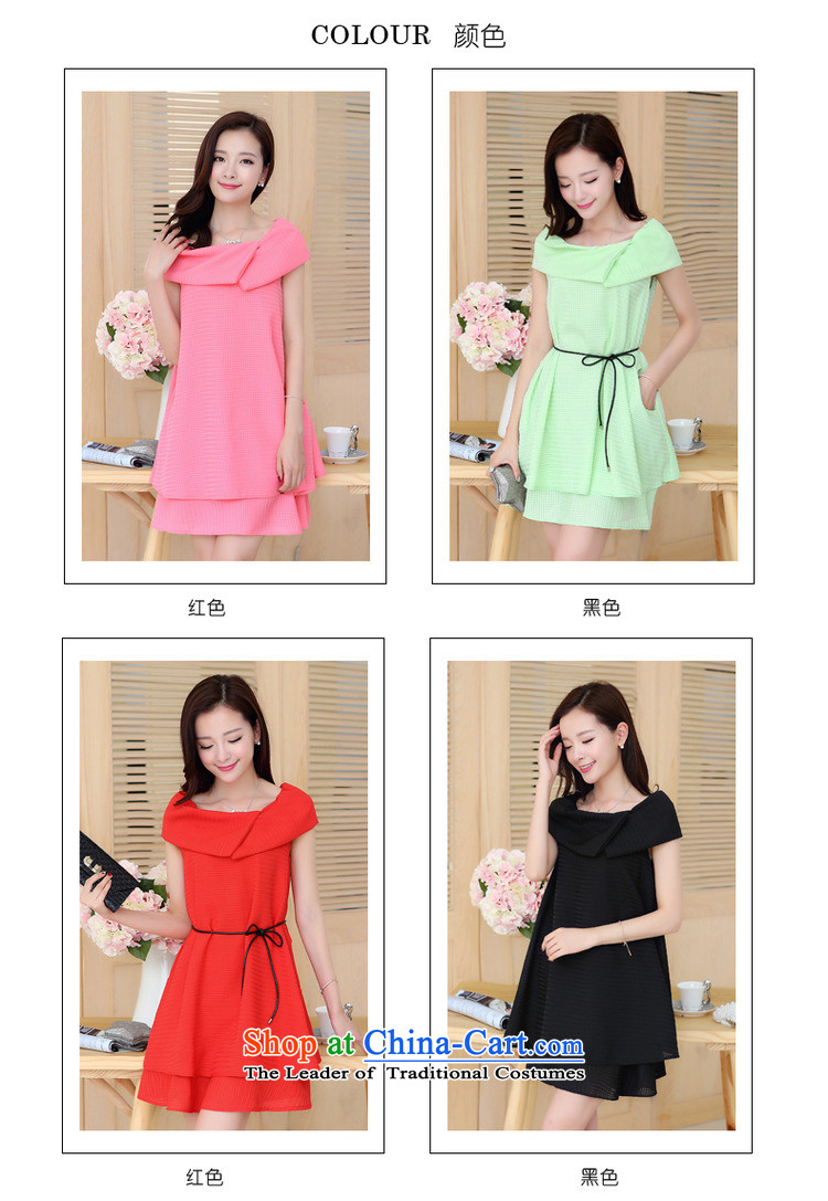 The OSCE yarn 2015 Summer covered by the new large dresses Korean loose thick MM mantle, pregnant women skirts red L picture, prices, brand platters! The elections are supplied in the national character of distribution, so action, buy now enjoy more preferential! As soon as possible.